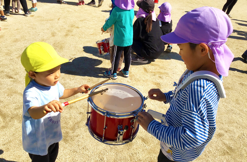 2023年10月 SuruSuスルス上陽こども園 運動会ごっこの様子