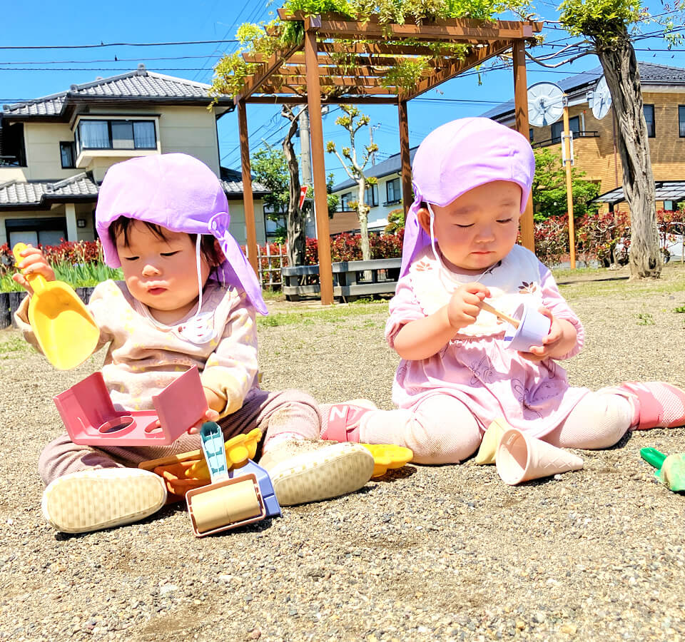 2025年5月 SuruSu上陽こども園 小さいクラスのお友達の様子