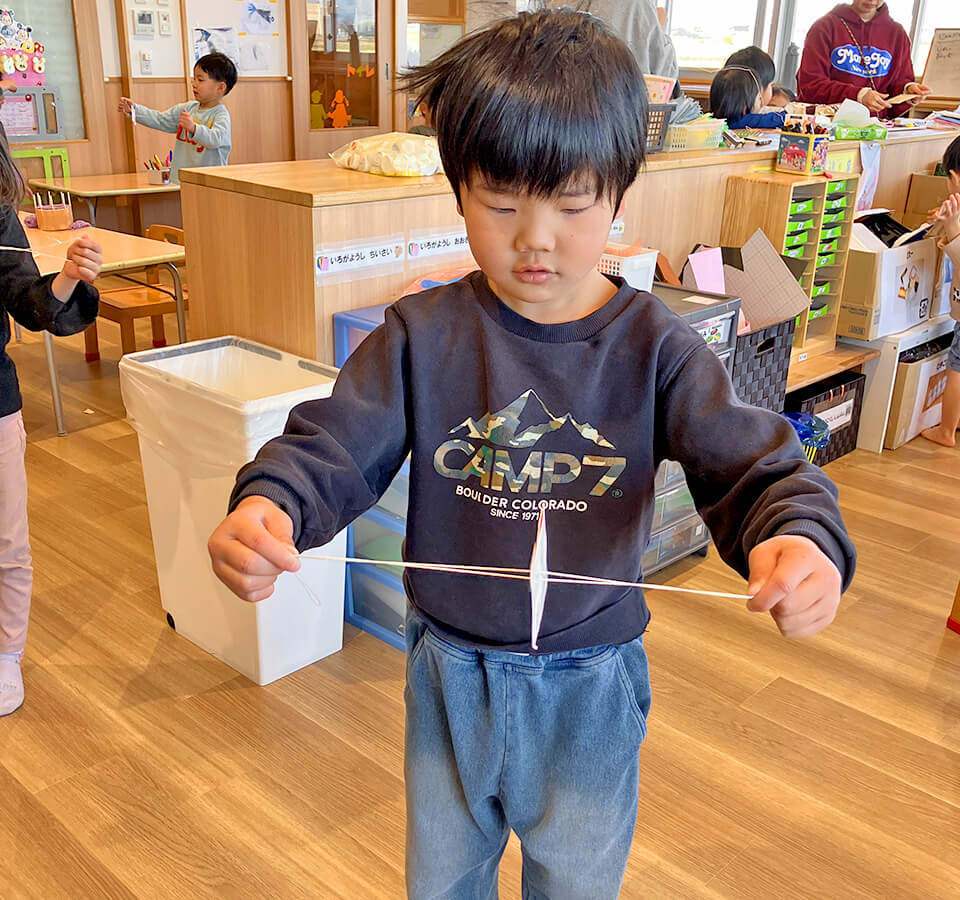 2026年1月 SuruSu上陽こども園 お正月遊びの様子