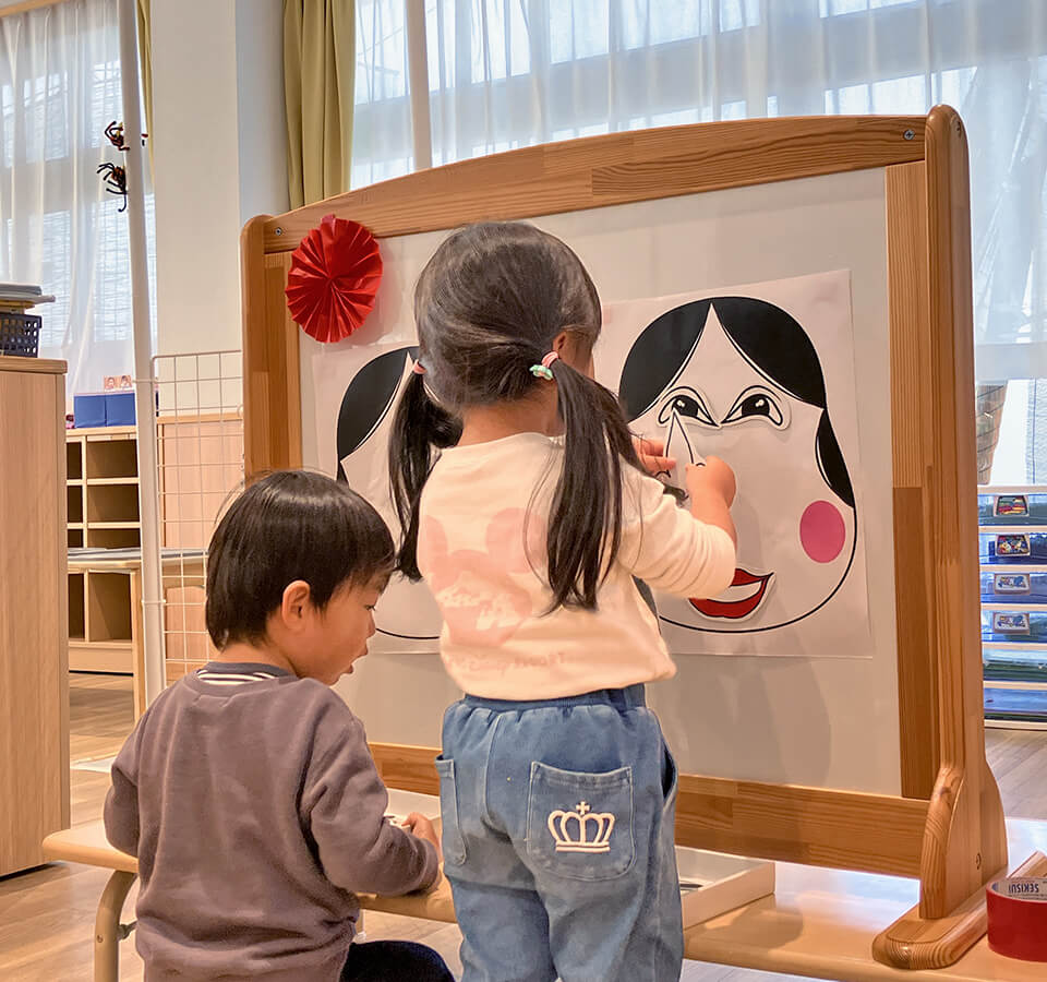 2026年1月 SuruSu上陽こども園 お正月遊びの様子