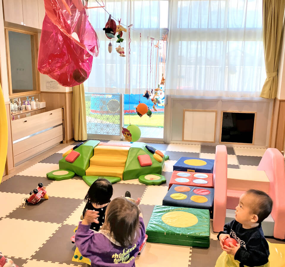 2026年2月 SuruSu上陽こども園 豆まき！の様子