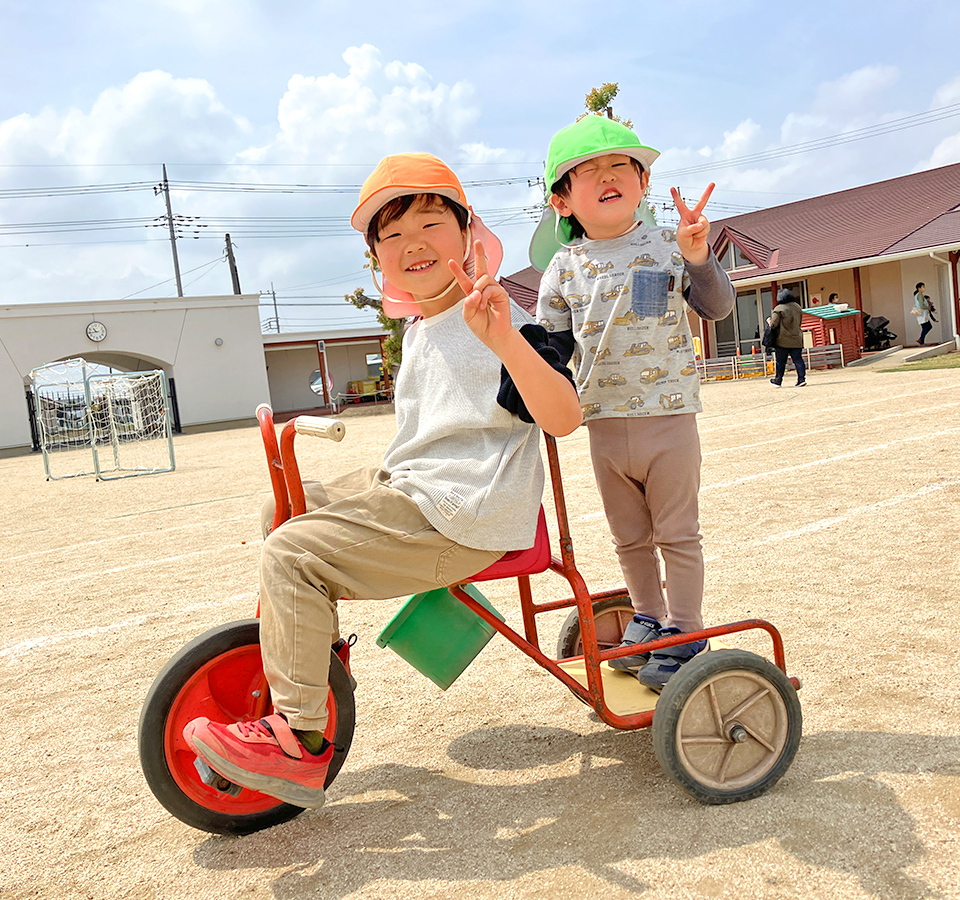 2026年4月 SuruSu上陽こども園 子ども同士の交流の様子