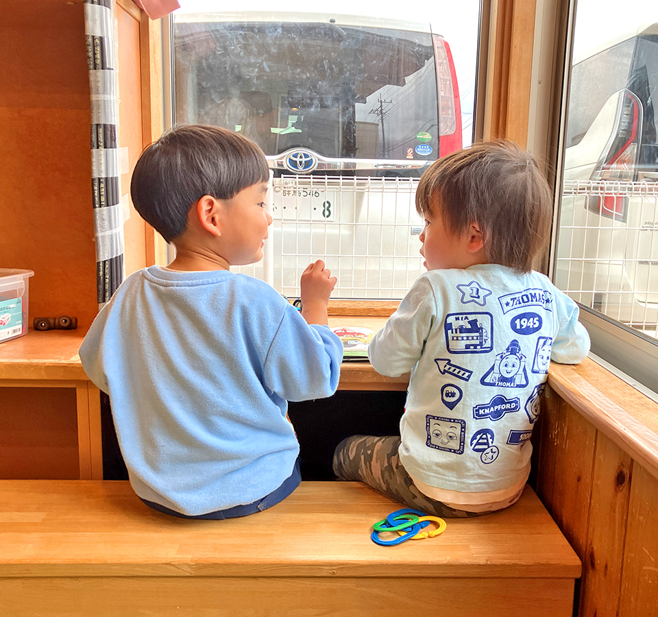 2026年4月 SuruSu上陽こども園 子ども同士の交流の様子