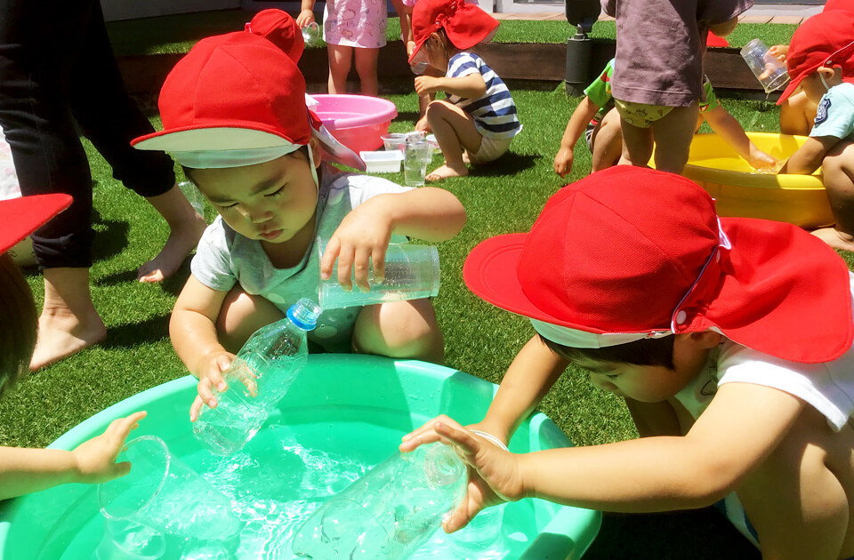 2023年6月 SuruSu祝昌こども園 水遊び（うさぎ組）の様子