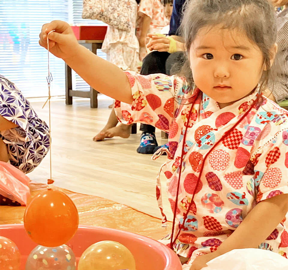 2025年8月 SuruSu祝昌こども園 わなげの様子