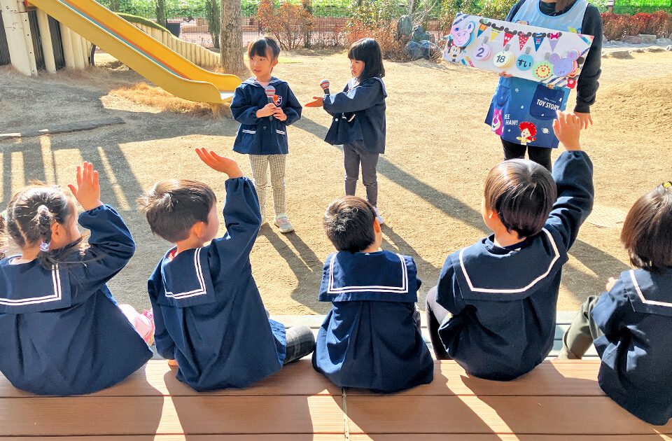 2026年2月 SuruSu祝昌こども園 かるたとりの様子