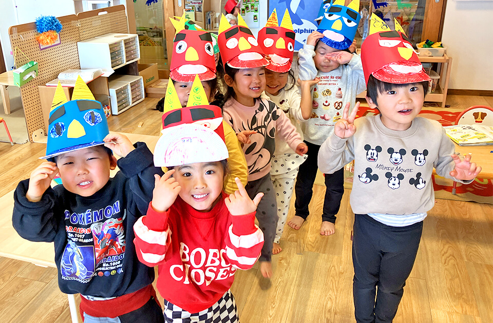 2026年2月 SuruSu祝昌こども園 かるたとりの様子