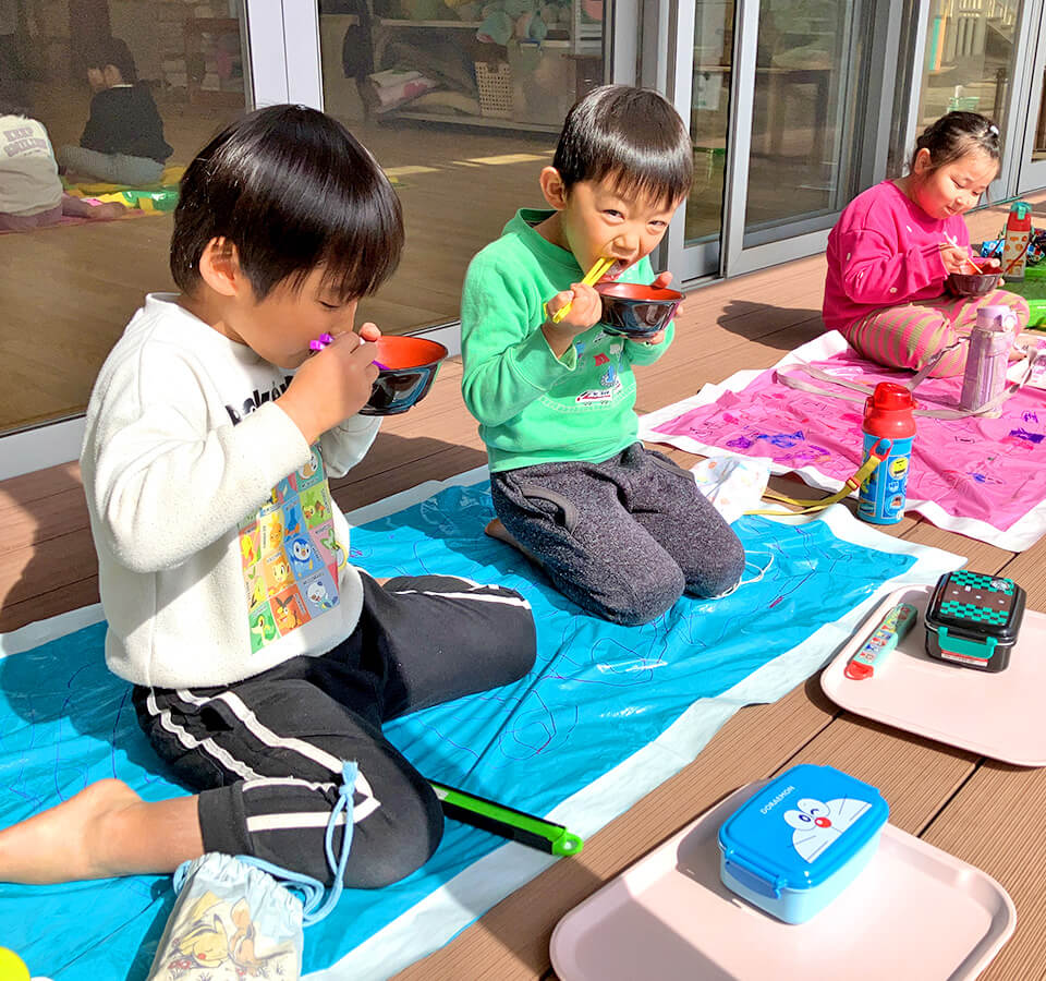 2026年2月 SuruSu祝昌こども園 けん玉の様子